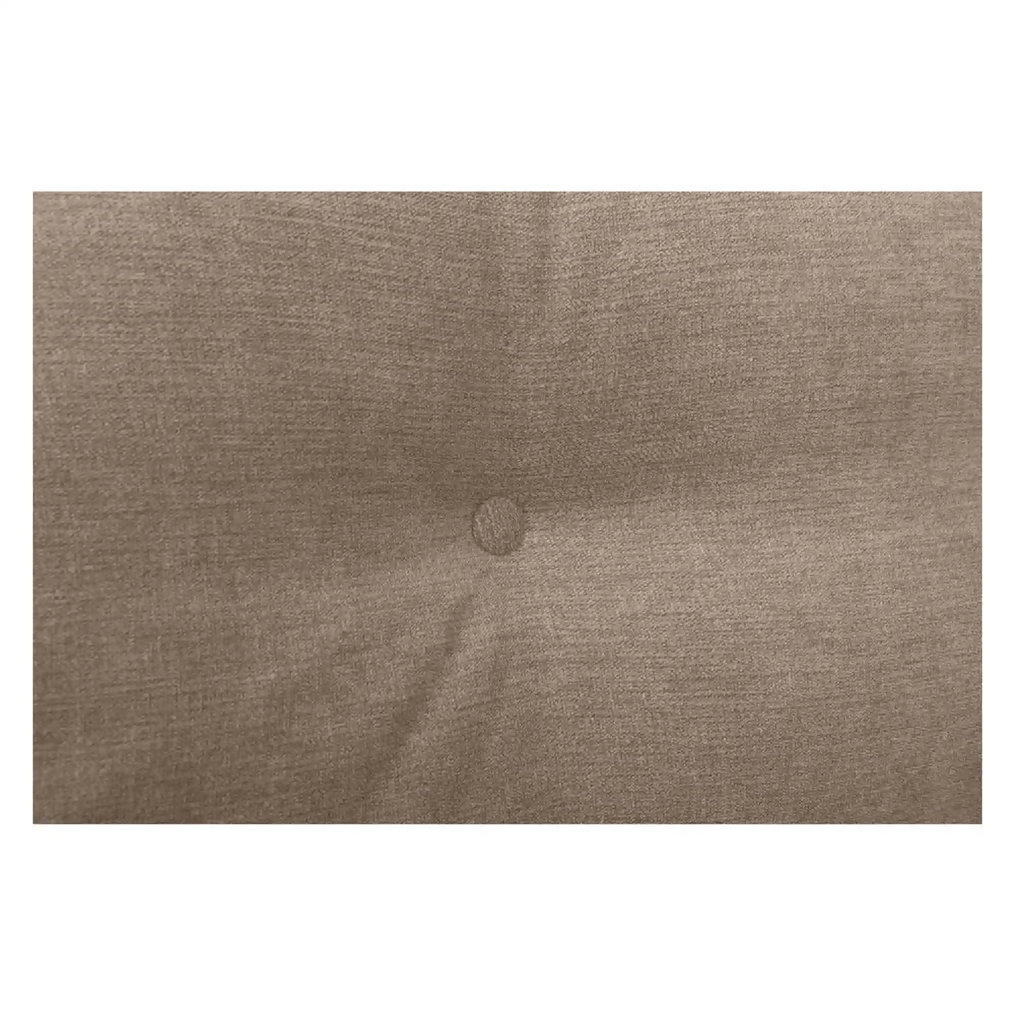 Pat RICO 110x200, stofa catifelata bej - Paros 2, cu saltea, somiera si spatiu depozitare