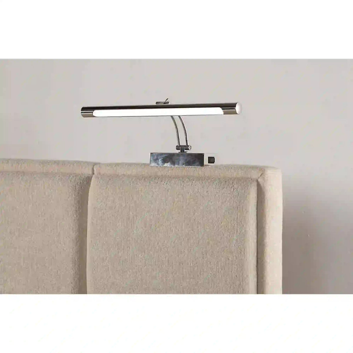 Pat ROYAL 160x200, stofa catifelata crem - Luna 21, cu somiera si spatiu depozitare