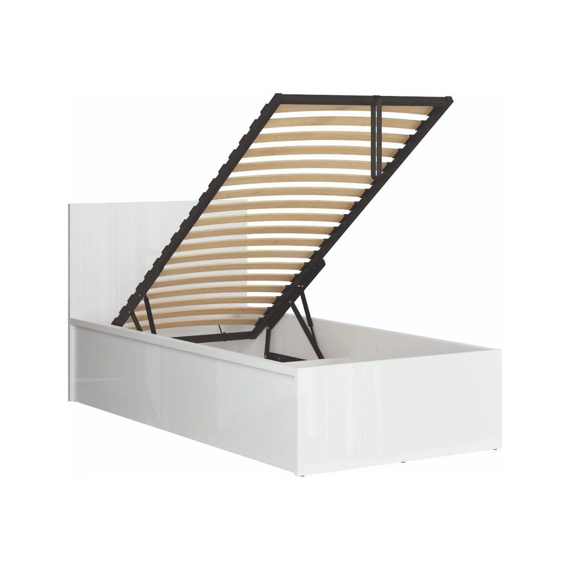 Pat TETRIX 90x200, alb, PAL, cu somiera