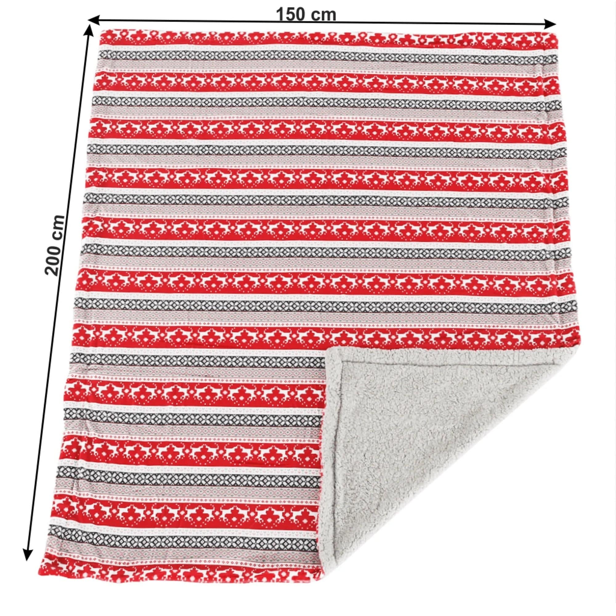 Patura RENIFE, multicolor, poliester, 150x200 cm