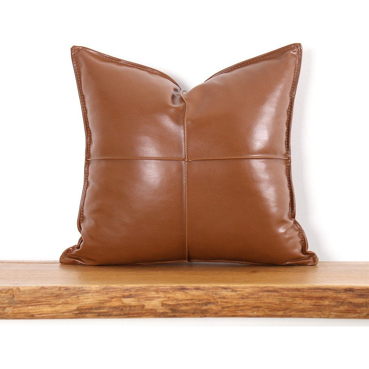 Perna 210FLF1116, maro, piele ecologica, 50x50 cm