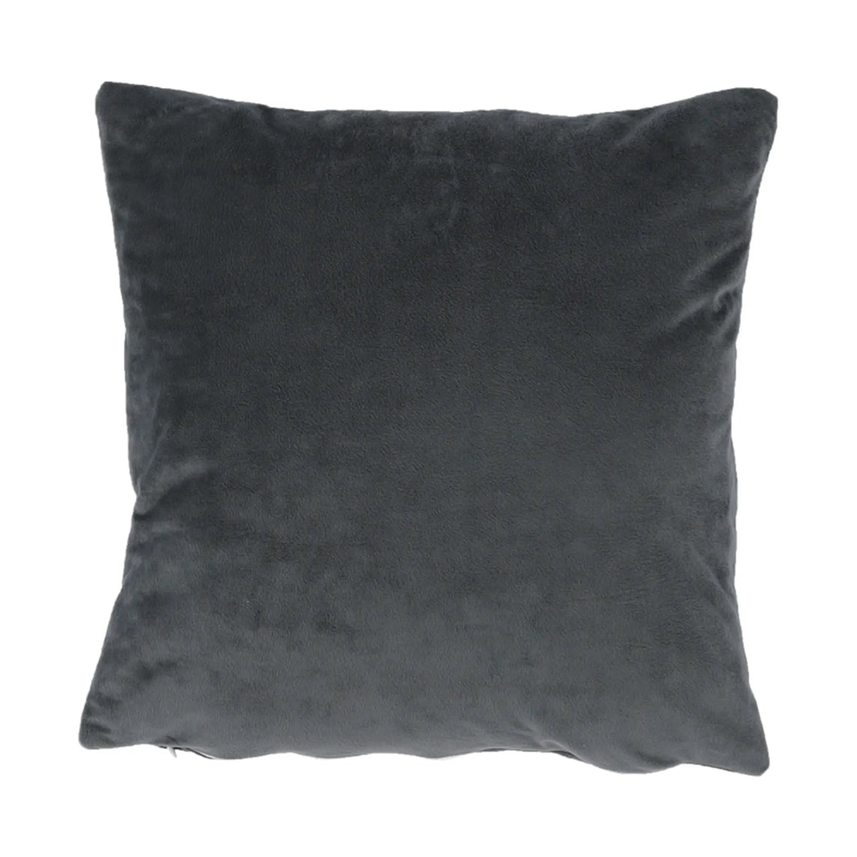 Perna ALITA TIPUL 8, gri inchis - Velvet 52, tesatura catifelata, cu husa detasabila, 45x45 cm