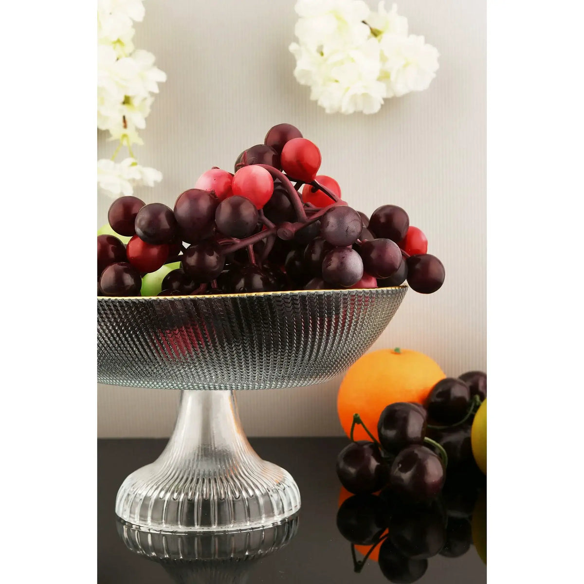Platou fructe DAMLA 1AKAY23, transparent, sticlă