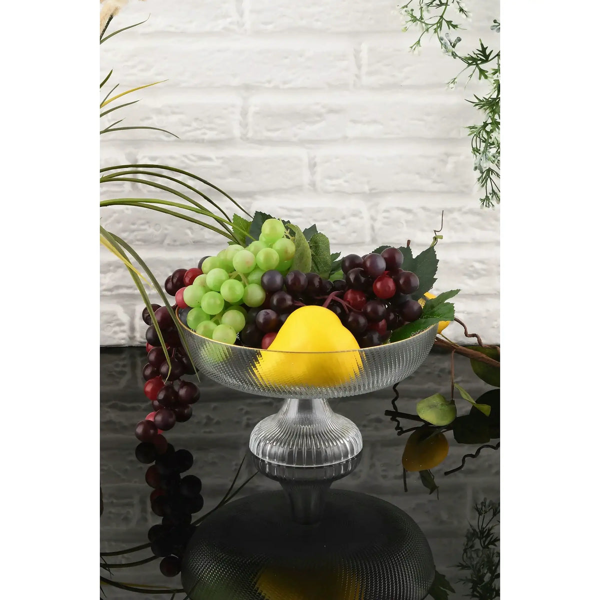 Platou fructe DAMLA 1AKAY24, transparent, sticlă