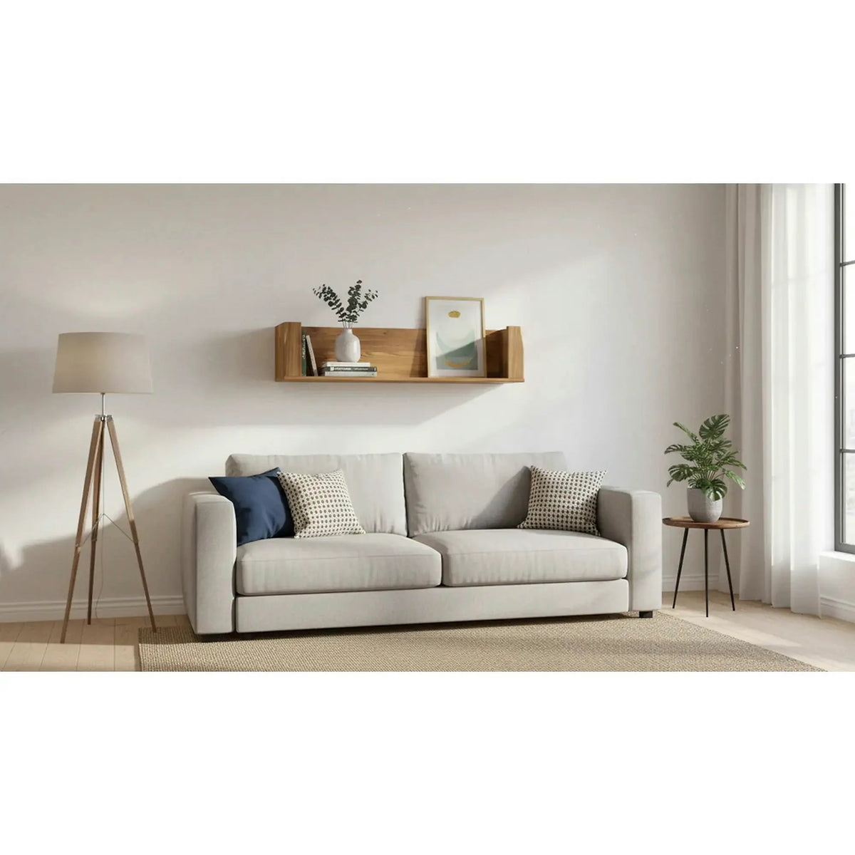 Polita BERGEN, zada sibiu, PAL, 110x33x27 cm