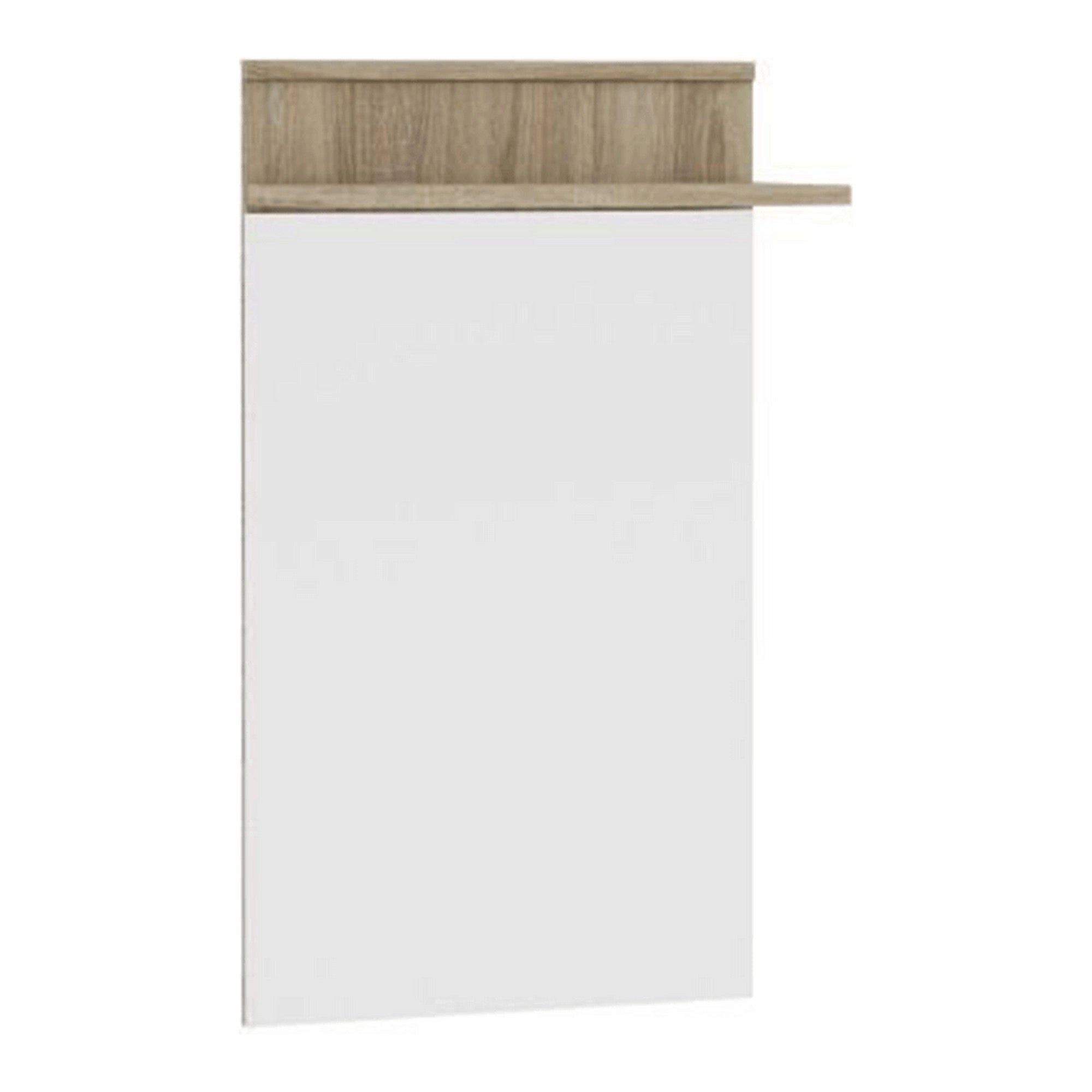 Polita cu oglinda MARIO NEW TYP E, stejar sonoma, PAL melaminat/sticla, 60x29x105 cm