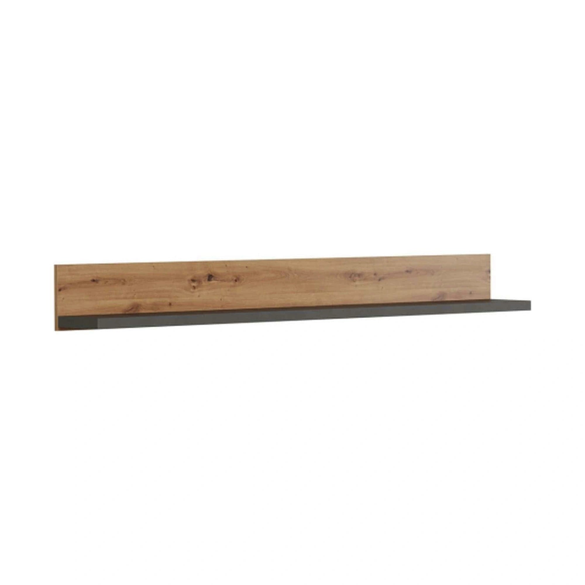 Polita FOLLOW, stejar artisan, PAL laminat, 180X22X20 cm