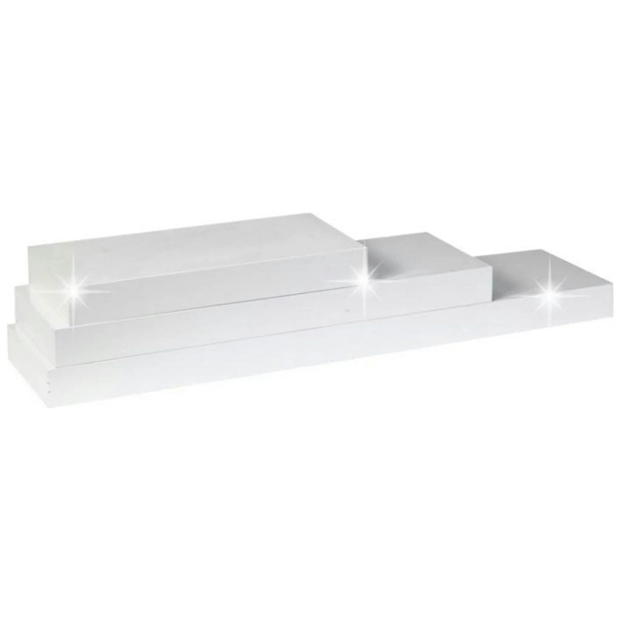 Polita GANA FY 11044-5, alb lucios, 30x25x5 cm
