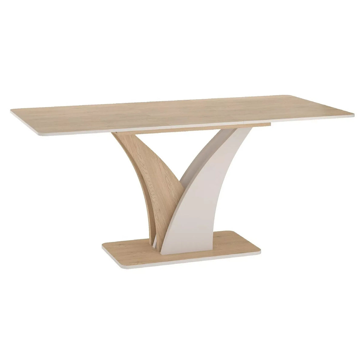Masa extensibila VENTO, stejar/casmir, PAL laminat, 120/160x68x76 cm