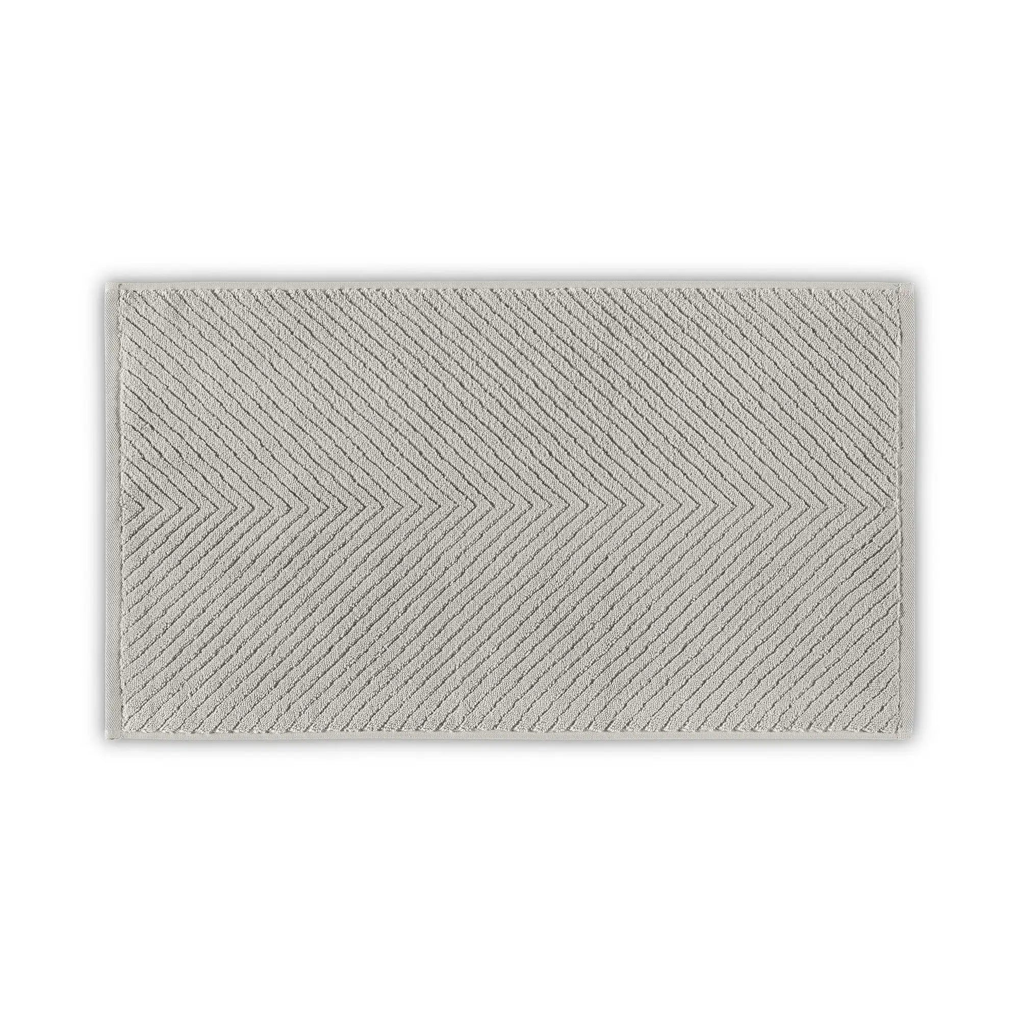 Prosop baie CHEVRON, gri, bumbac, 33x33 cm