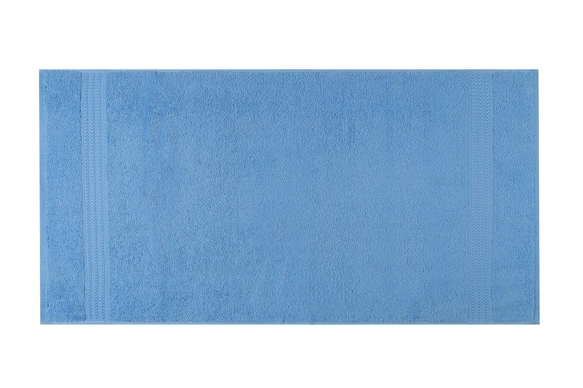 Prosop baie RAINBOW, albastru, bumbac, 50x90 cm