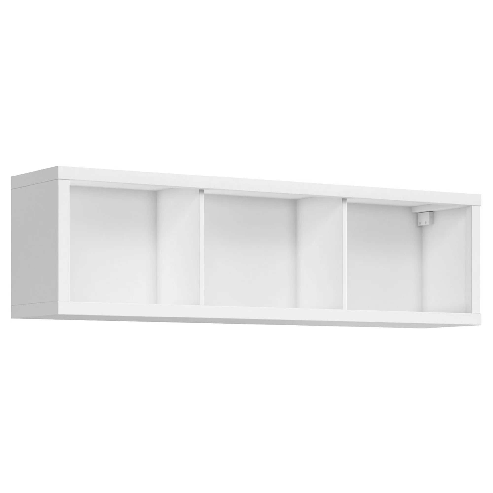 Raft KASPIAN, alb, PAL laminat, 144x31x40 cm