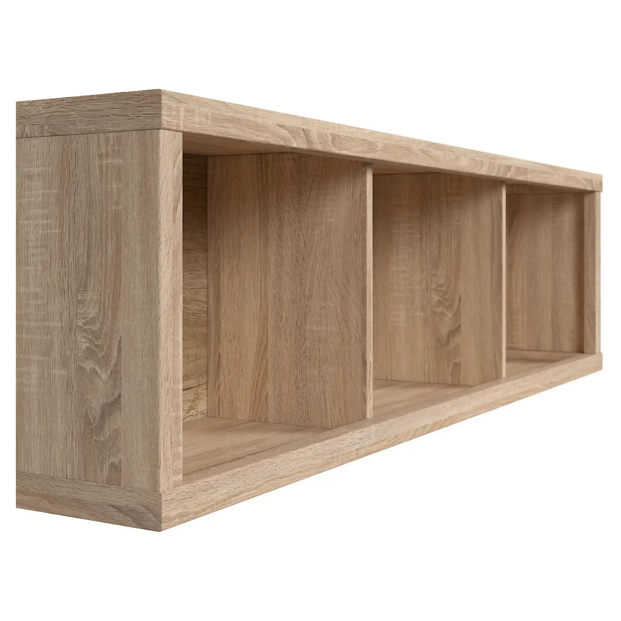 Raft KASPIAN, stejar sonoma, PAL laminat, 144x31x40 cm