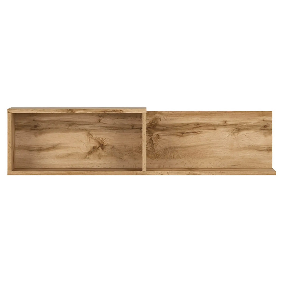 Raft perete NUIS, stejar wotan, PAL, 103x22x26 cm