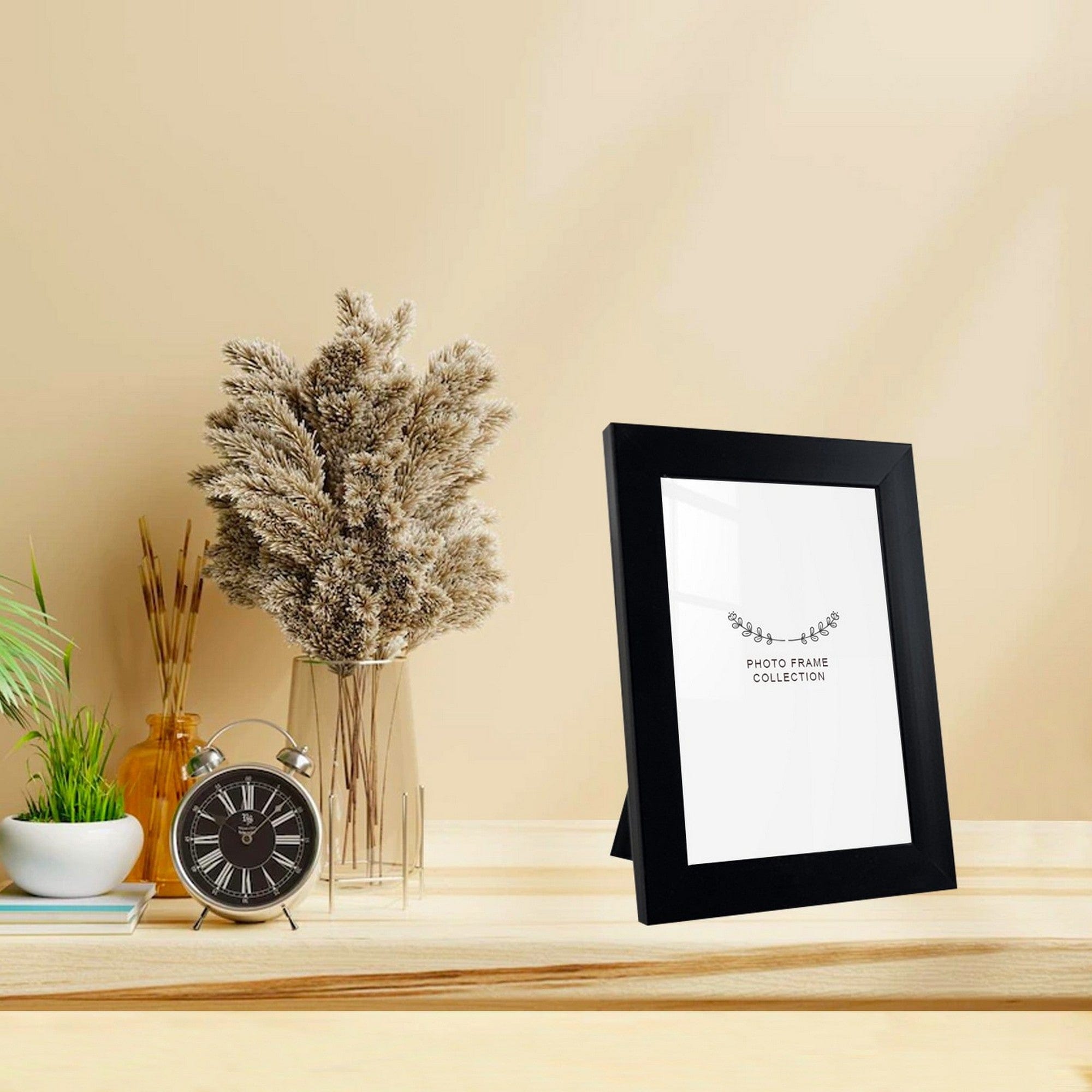 Rama foto 628DTR1112, negru, plastic, 15x21 cm