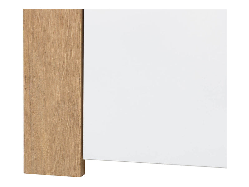 Dulap BALDER, alb/stejar sonoma, PAL, cu o usa, 62x39x192 cm
