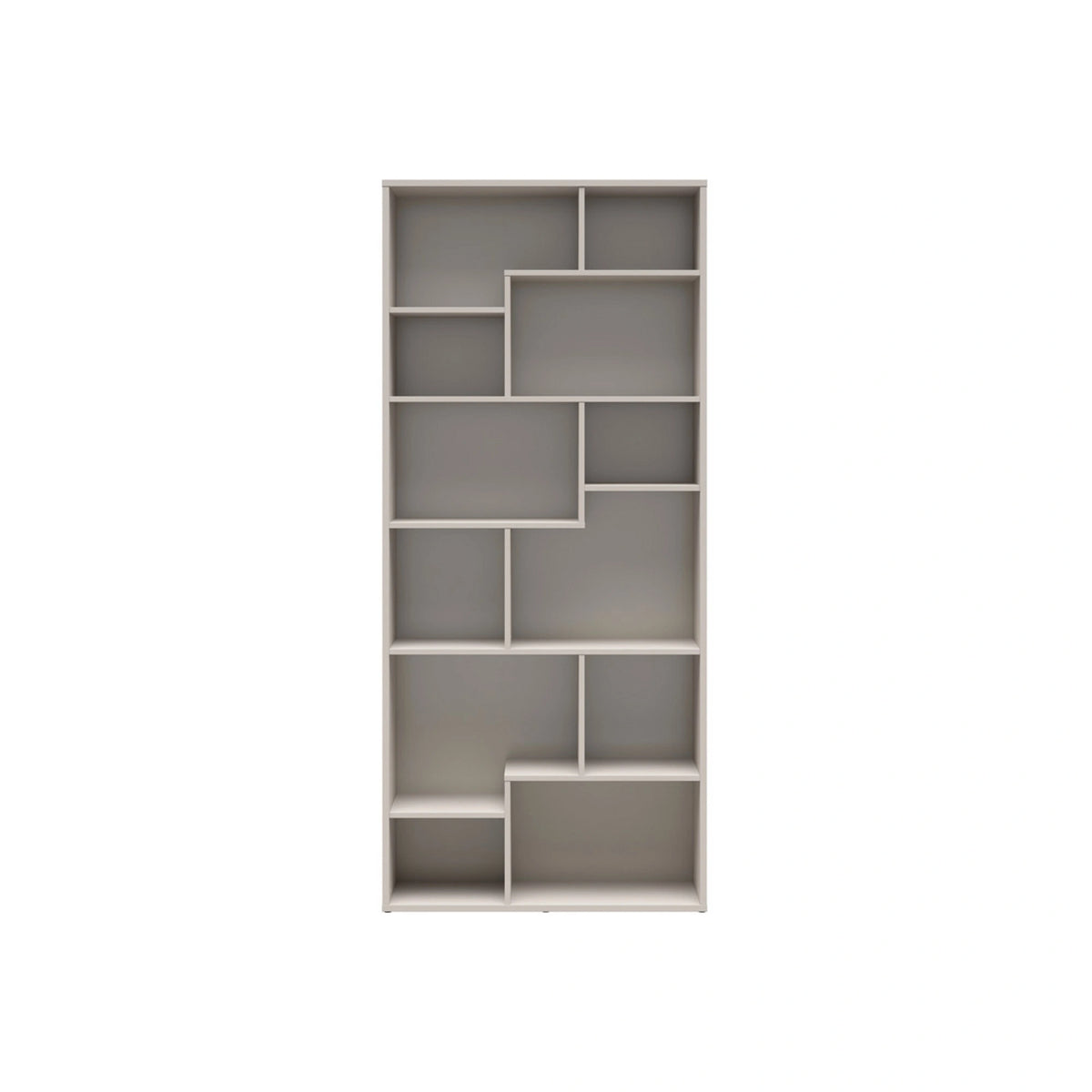 Biblioteca TETRIX, casmir, PAL melaminat, 88x34x198 cm