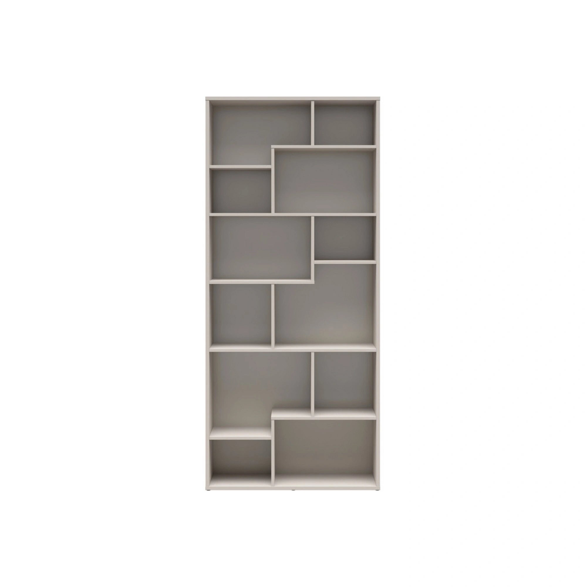 Biblioteca TETRIX, casmir, PAL melaminat, 88x34x198 cm