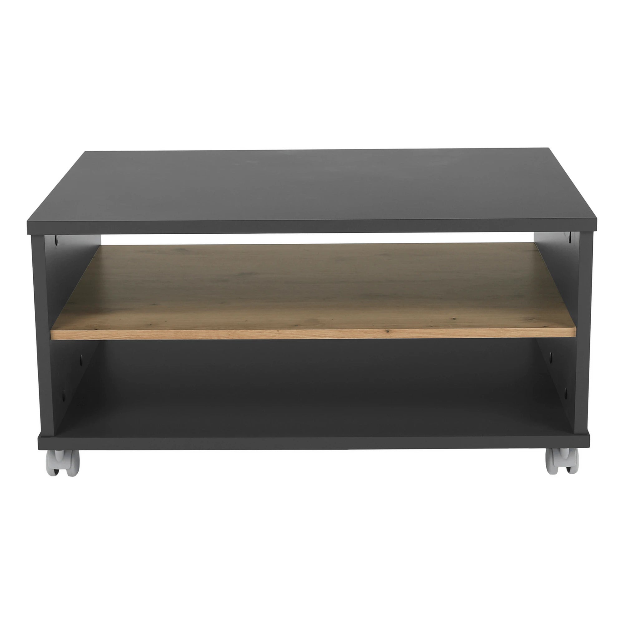 Masuta cafea RIOMA NEW TYP 32, gri grafit/stejar artisan, DTD laminat, 90x60x45 cm