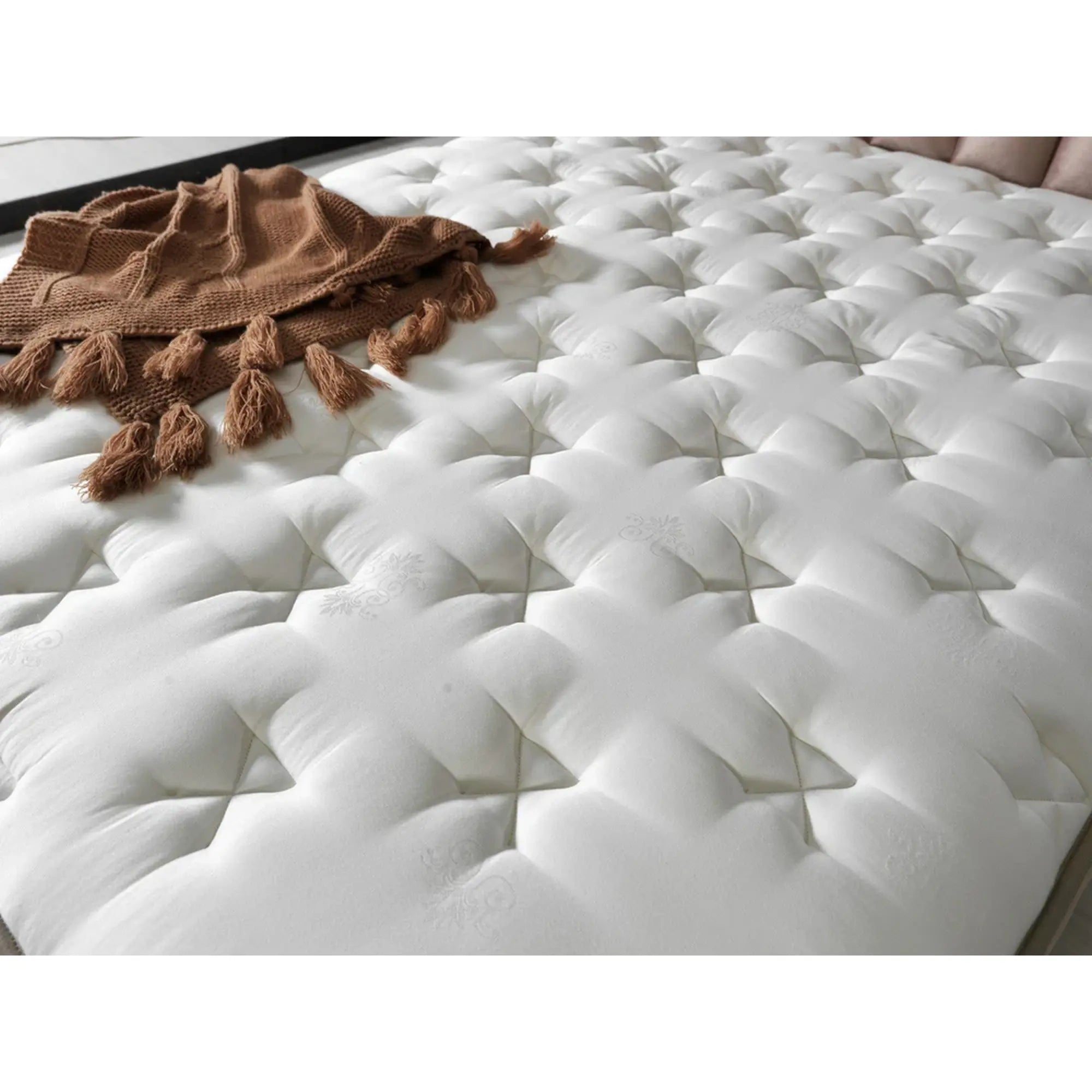 Saltea KING, alb/bej, 160x200 cm
