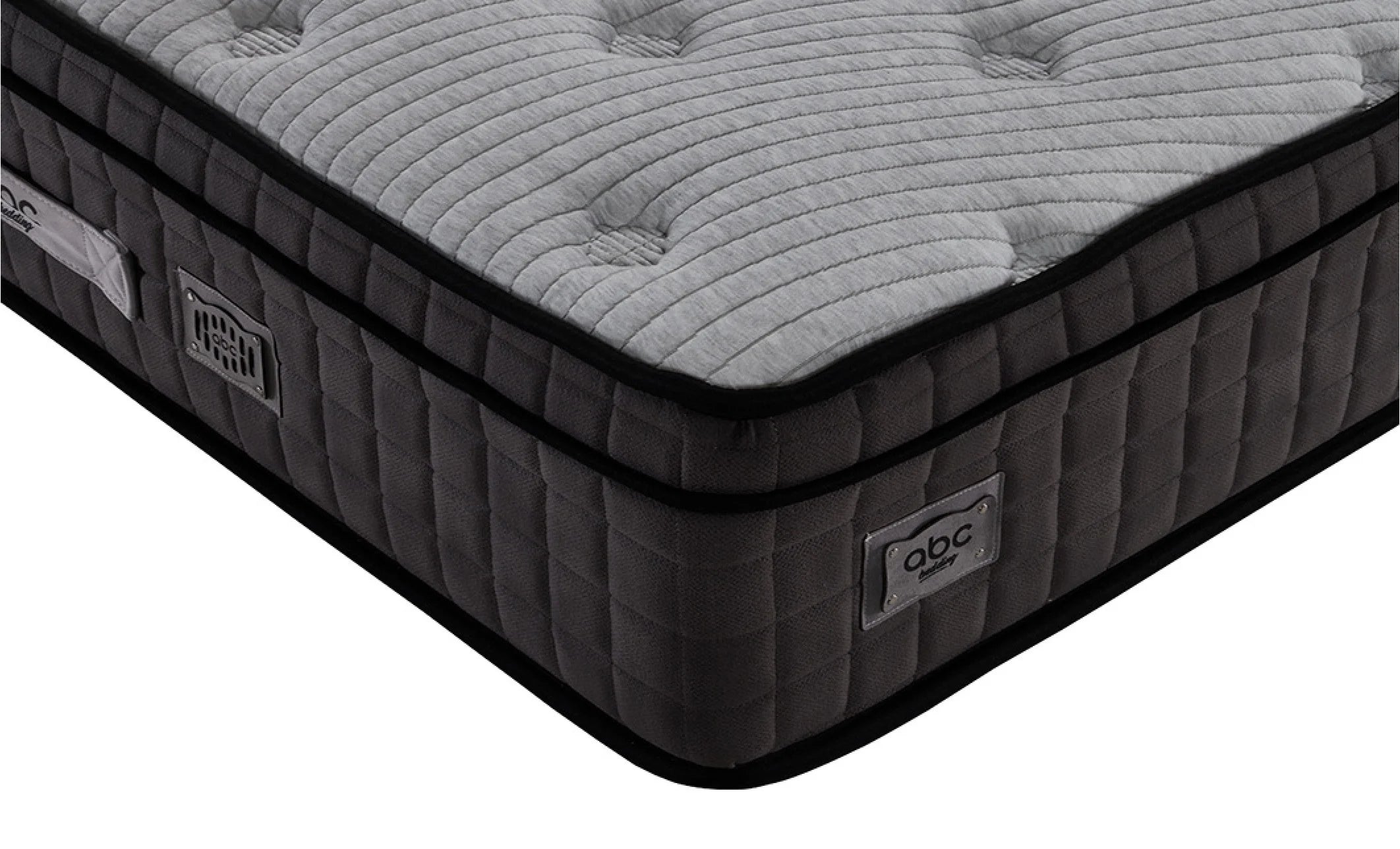 Saltea LATEKS COMFORT, alb/gri inchis, 140x200 cm