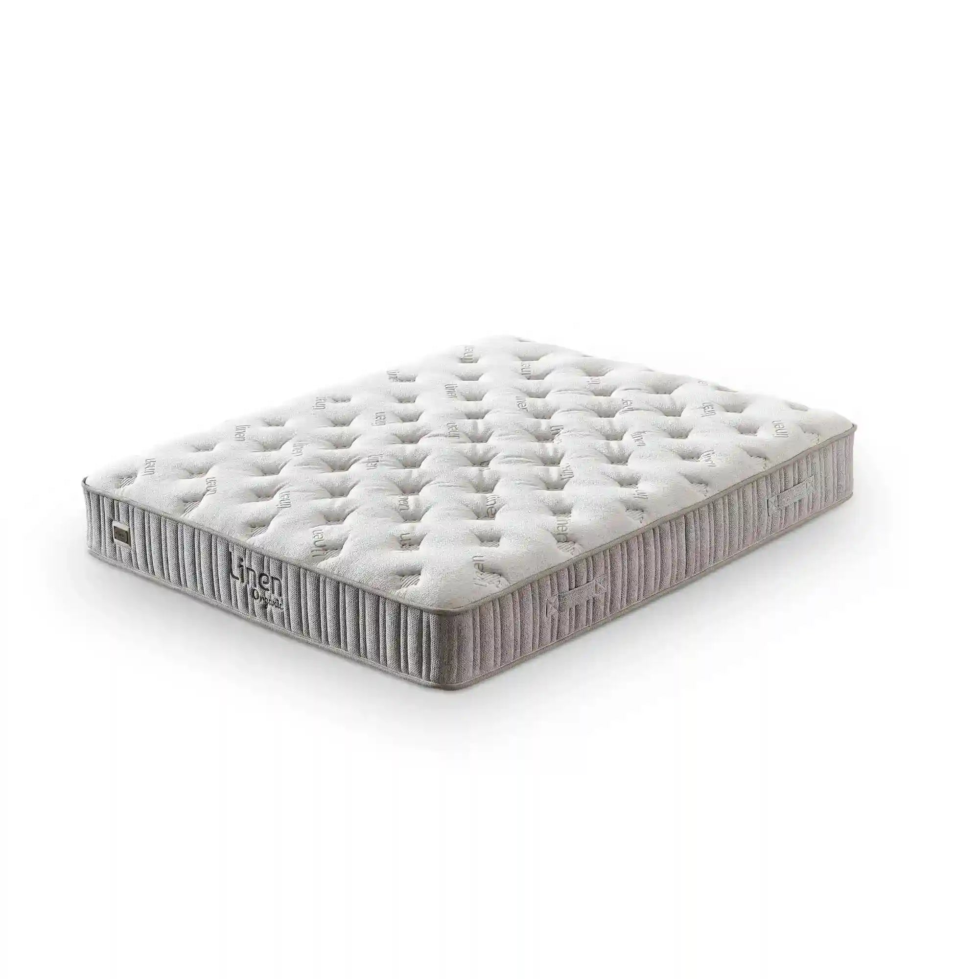 Saltea LINEN ORGANIC, gri, 160x200 cm