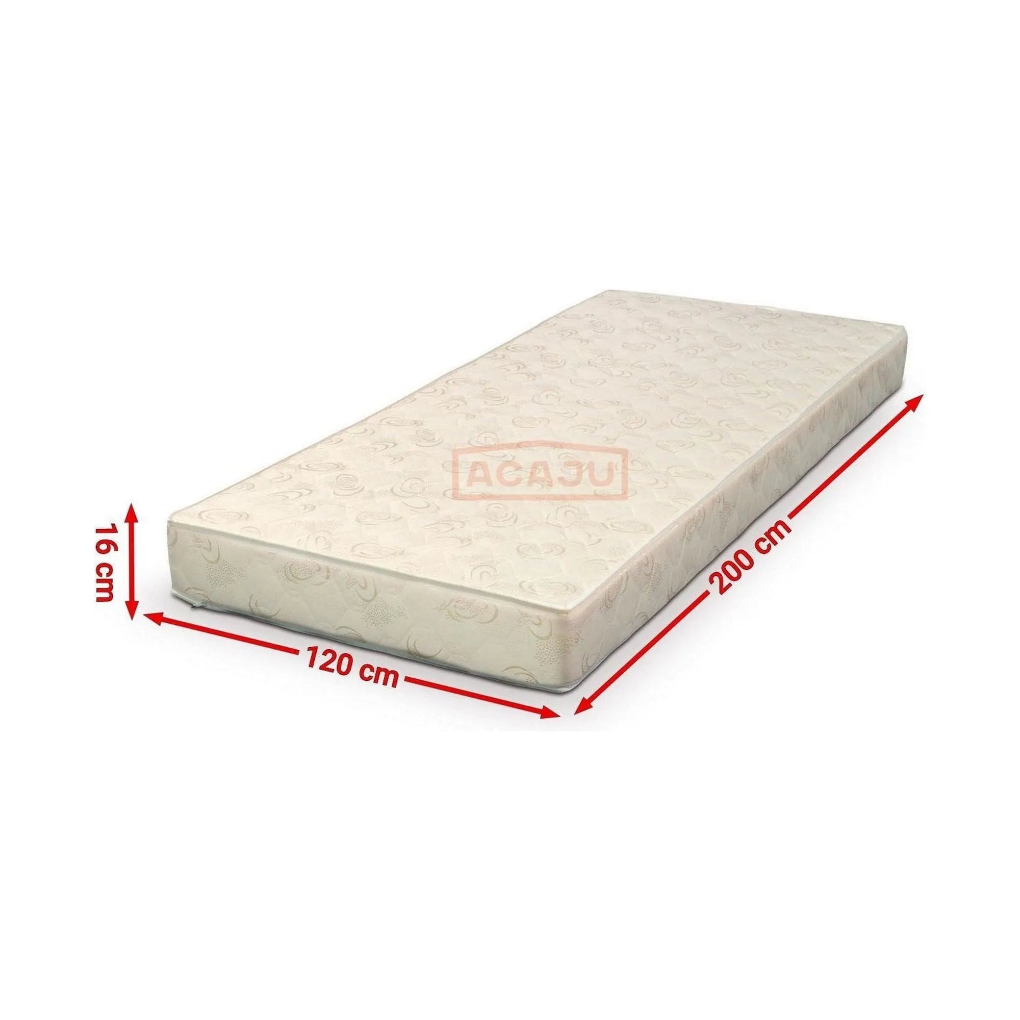 Saltea POLARIS, alb, 120x200 cm