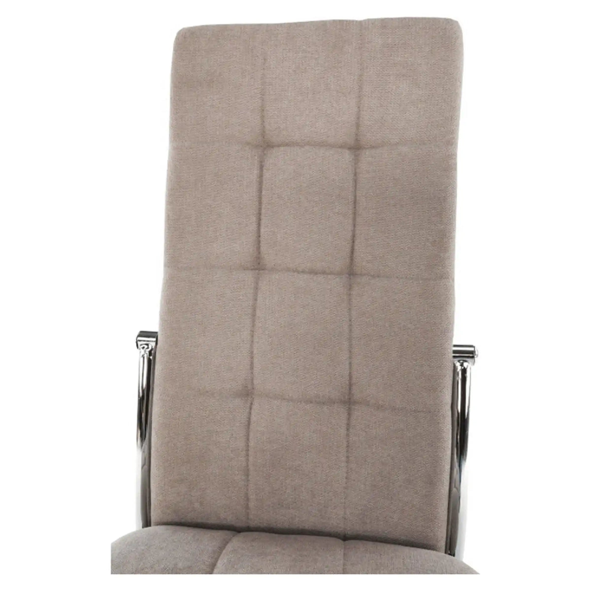 Scaun ADORA NEW, bej, stofa clasica/metal, 42x51x99 cm