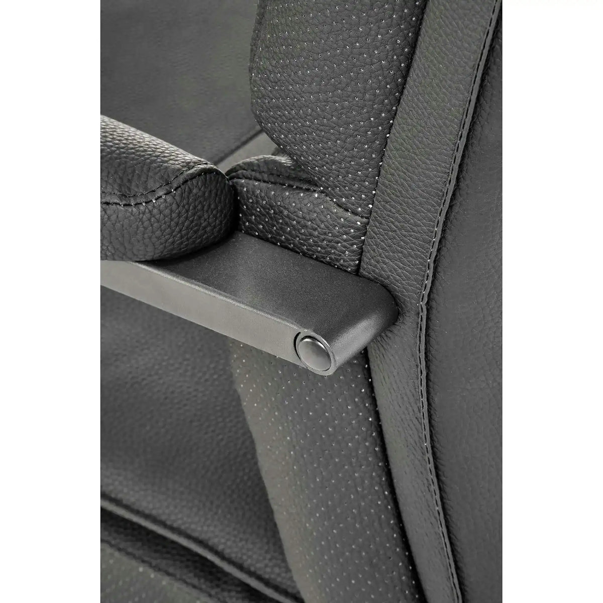 Scaun ADRIANO, negru, piele ecologica, 63x70x109 cm