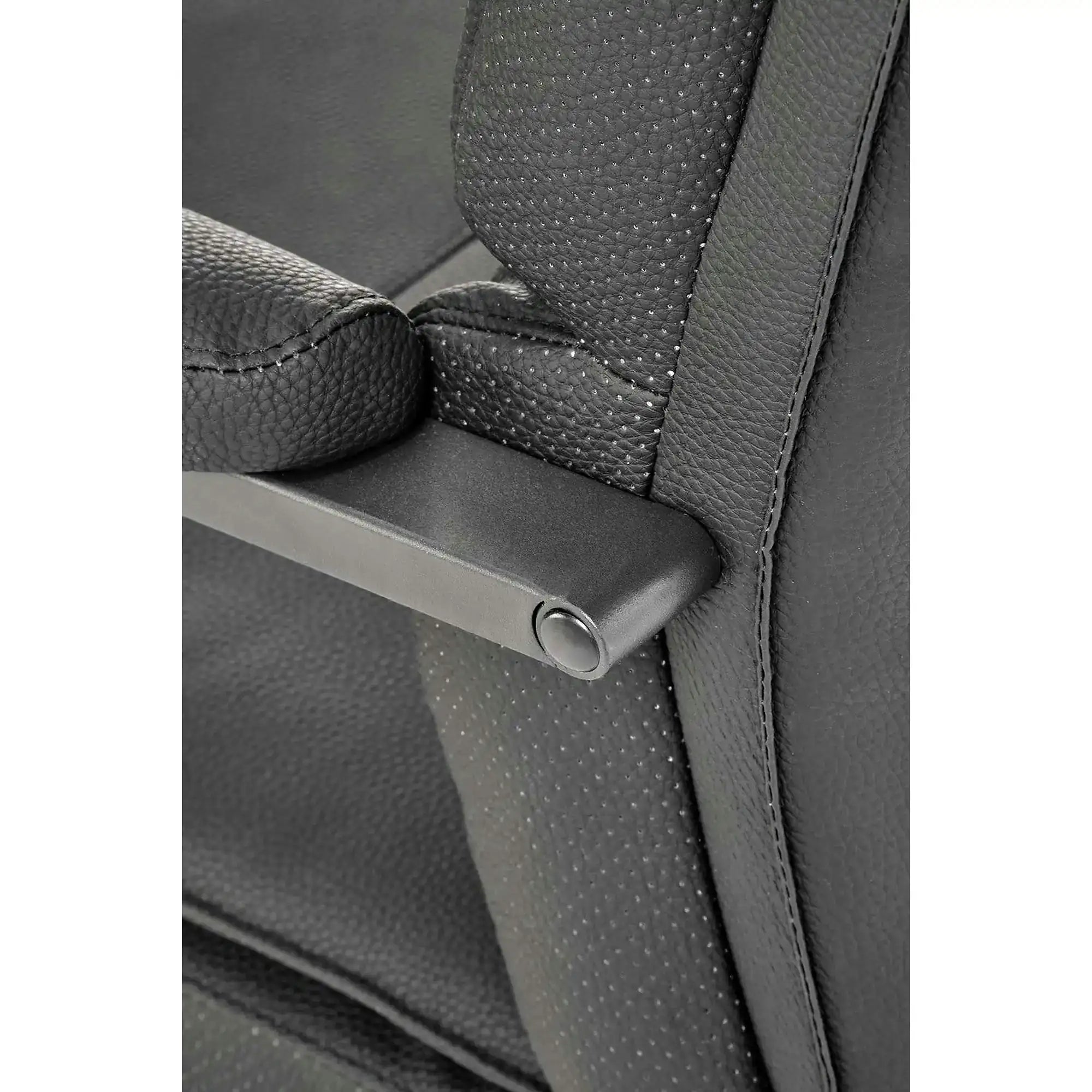 Scaun ADRIANO, negru, piele ecologica, 63x70x109 cm