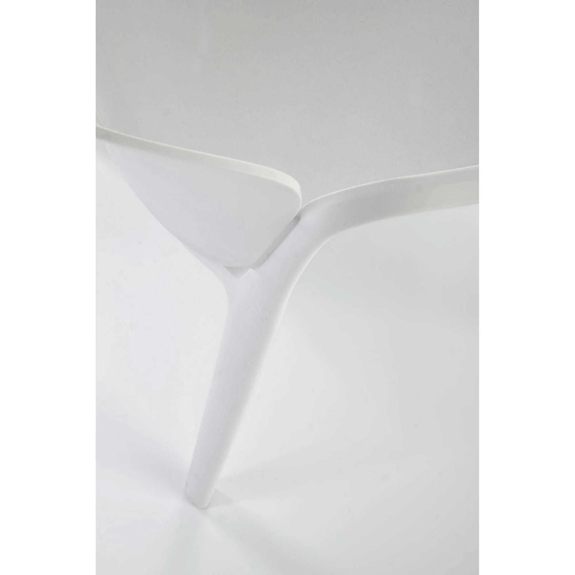 Scaun afara K491, alb, polipropilena, 60x56x76 cm