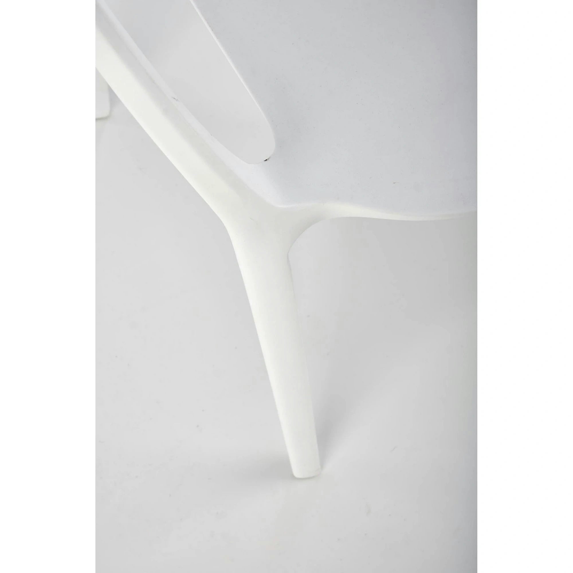 Scaun afara K491, alb, polipropilena, 60x56x76 cm