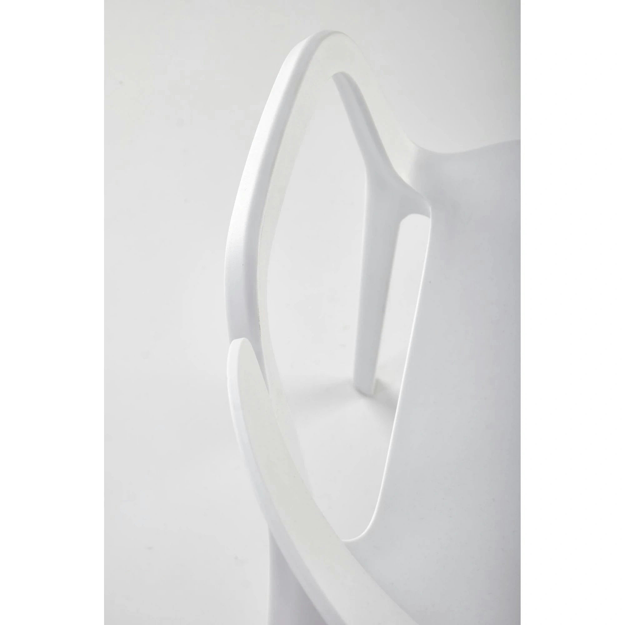 Scaun afara K491, alb, polipropilena, 60x56x76 cm