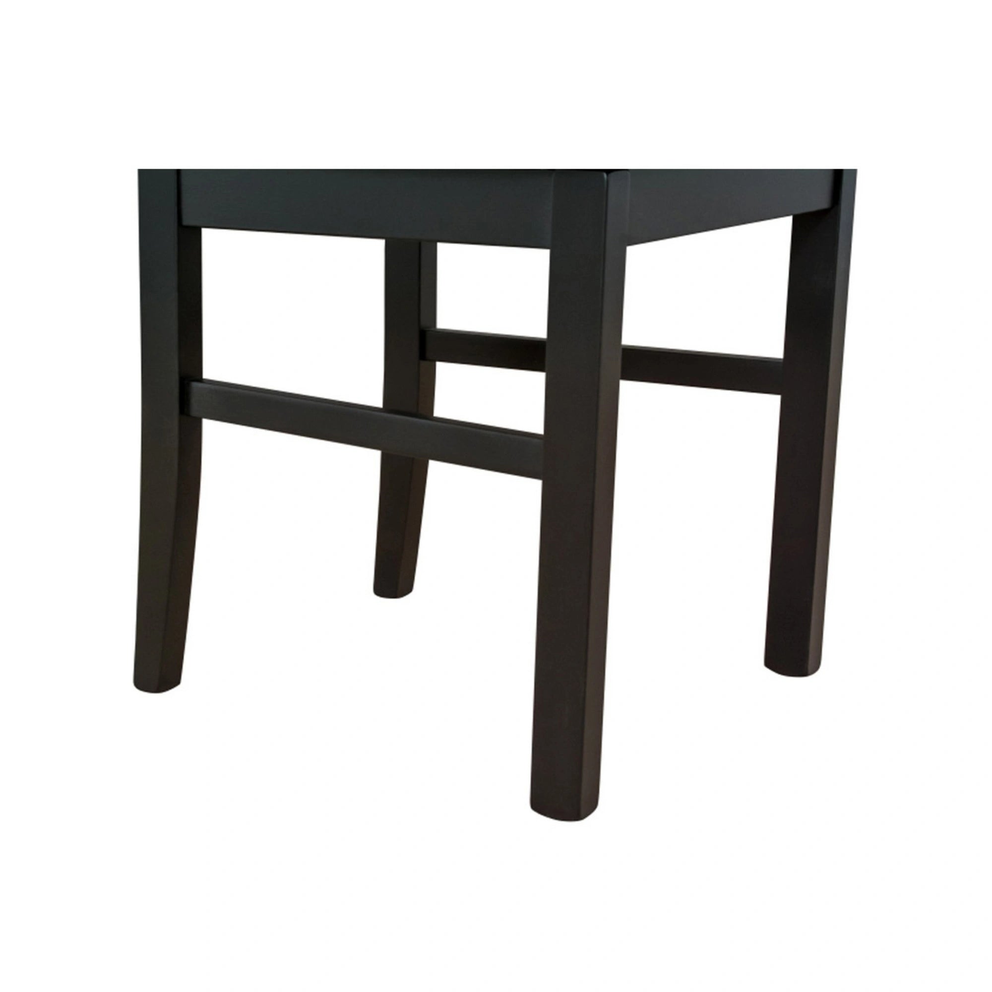 Scaun ALLA 3, gri deschis/negru, stofa clasica/lemn, 43x51x95 cm