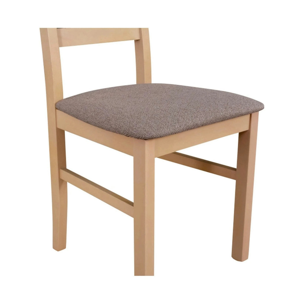 Scaun ALLA 3, maro/stejar sonoma, stofa clasica/lemn, 43x51x95 cm