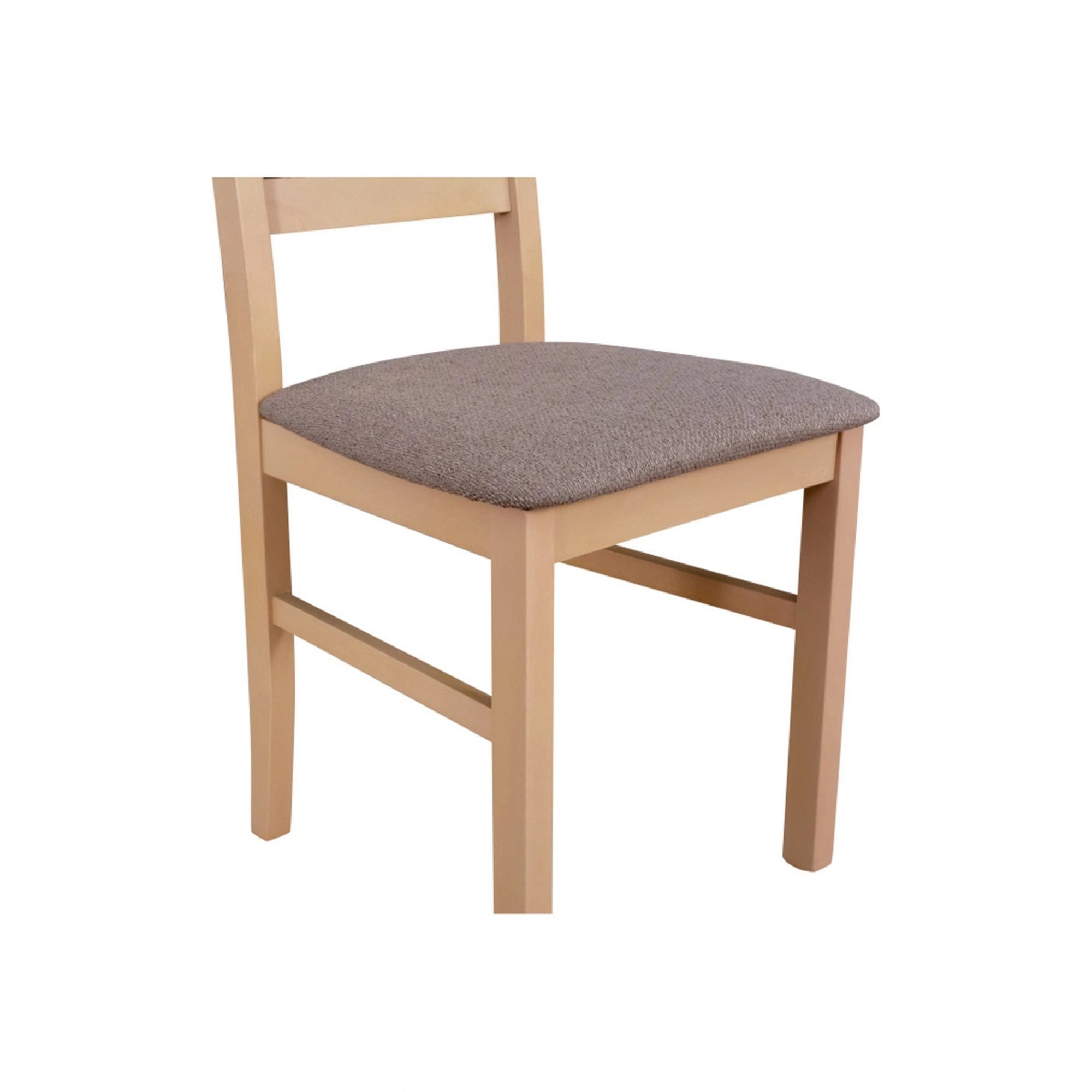 Scaun ALLA 3, maro/stejar sonoma, stofa clasica/lemn, 43x51x95 cm