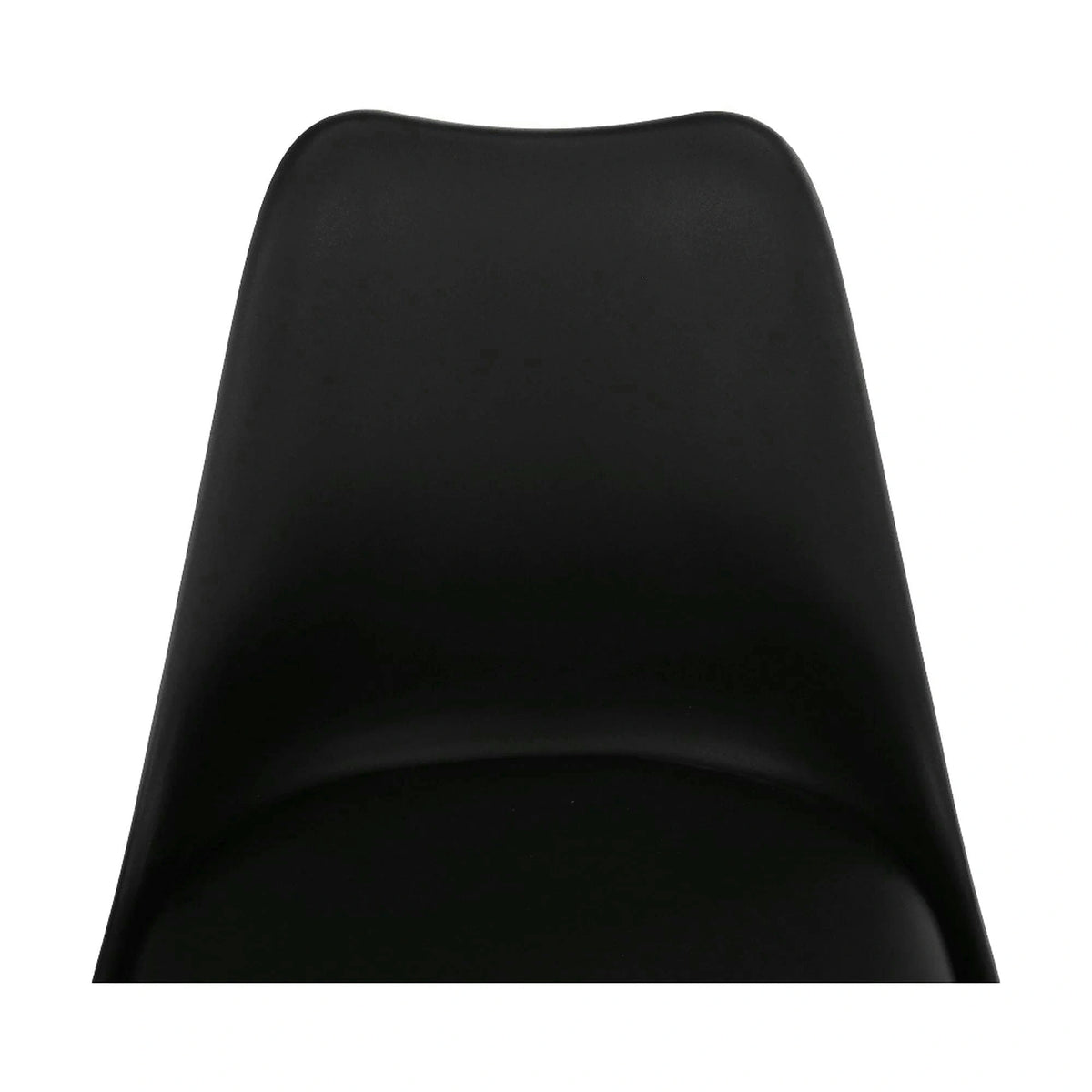 Scaun BALI 2 NEW, negru/fag, piele ecologica/plastic/lemn, 48x56x81 cm