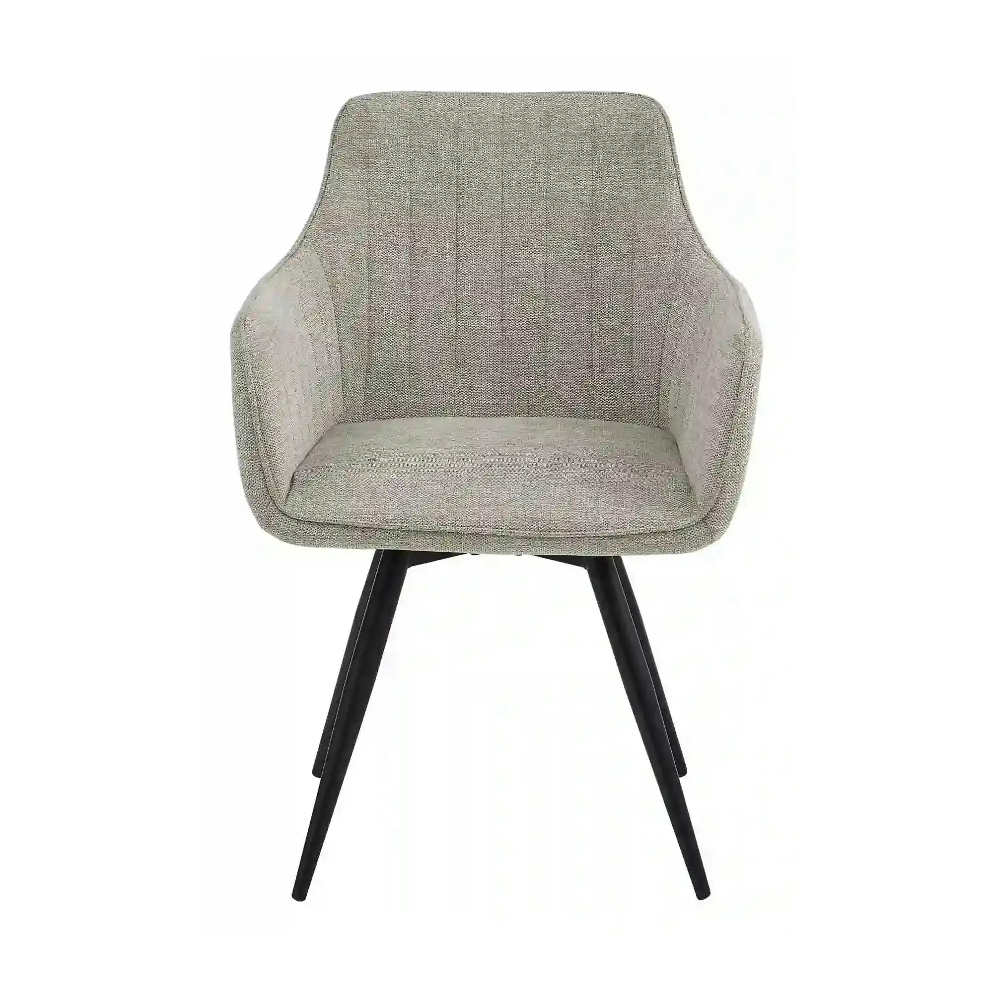 Scaun BALLO, bej deschis/negru, stofa clasica/metal, 56x58x84 cm