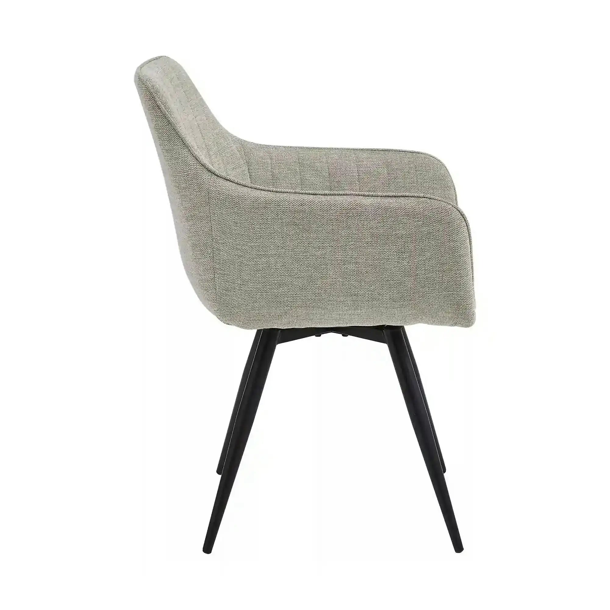 Scaun BALLO, bej deschis/negru, stofa clasica/metal, 56x58x84 cm