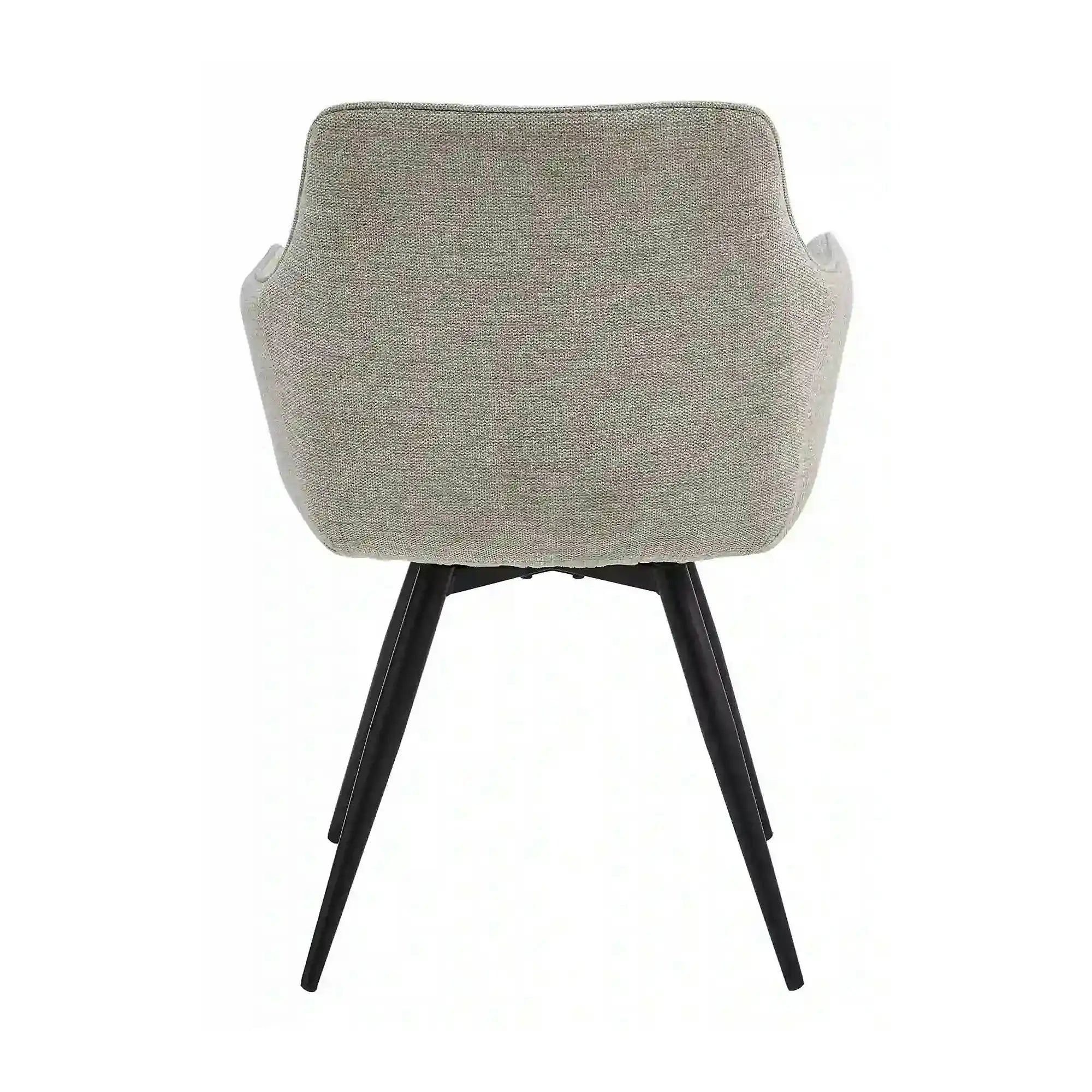 Scaun BALLO, bej deschis/negru, stofa clasica/metal, 56x58x84 cm