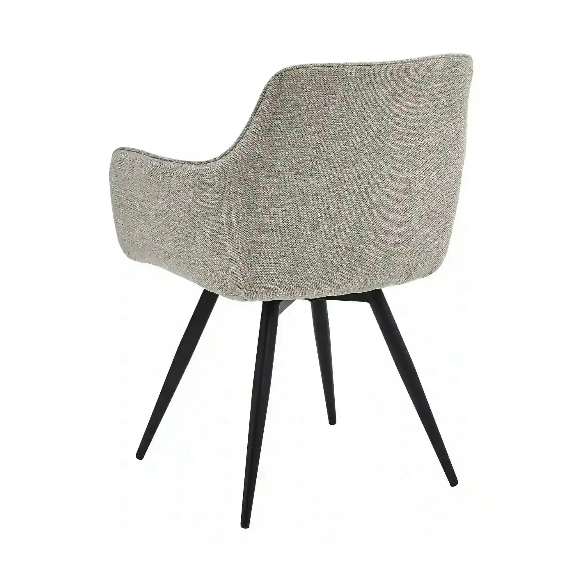 Scaun BALLO, bej deschis/negru, stofa clasica/metal, 56x58x84 cm