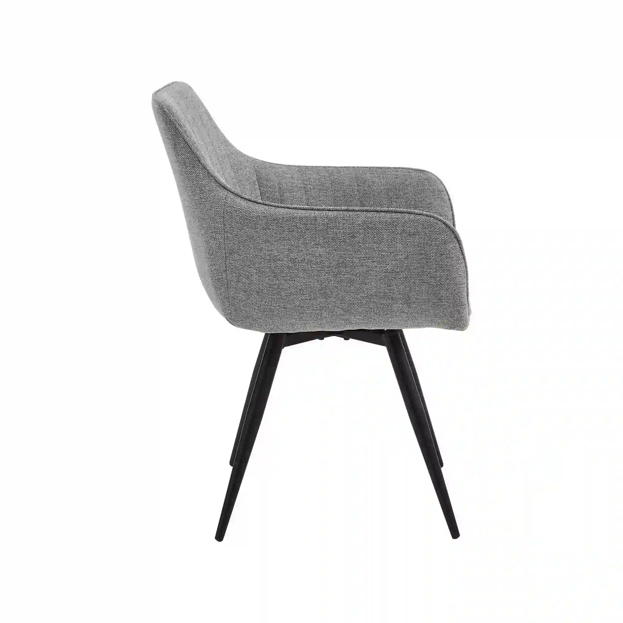 Scaun BALLO, bej deschis/negru, stofa clasica/metal, 56x58x84 cm