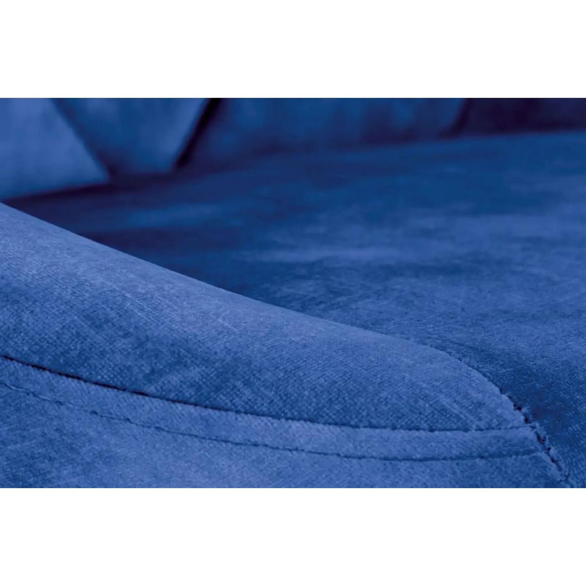 Scaun bar H101, albastru/negru, stofa catifelata/metal, 47x45x84/106 cm