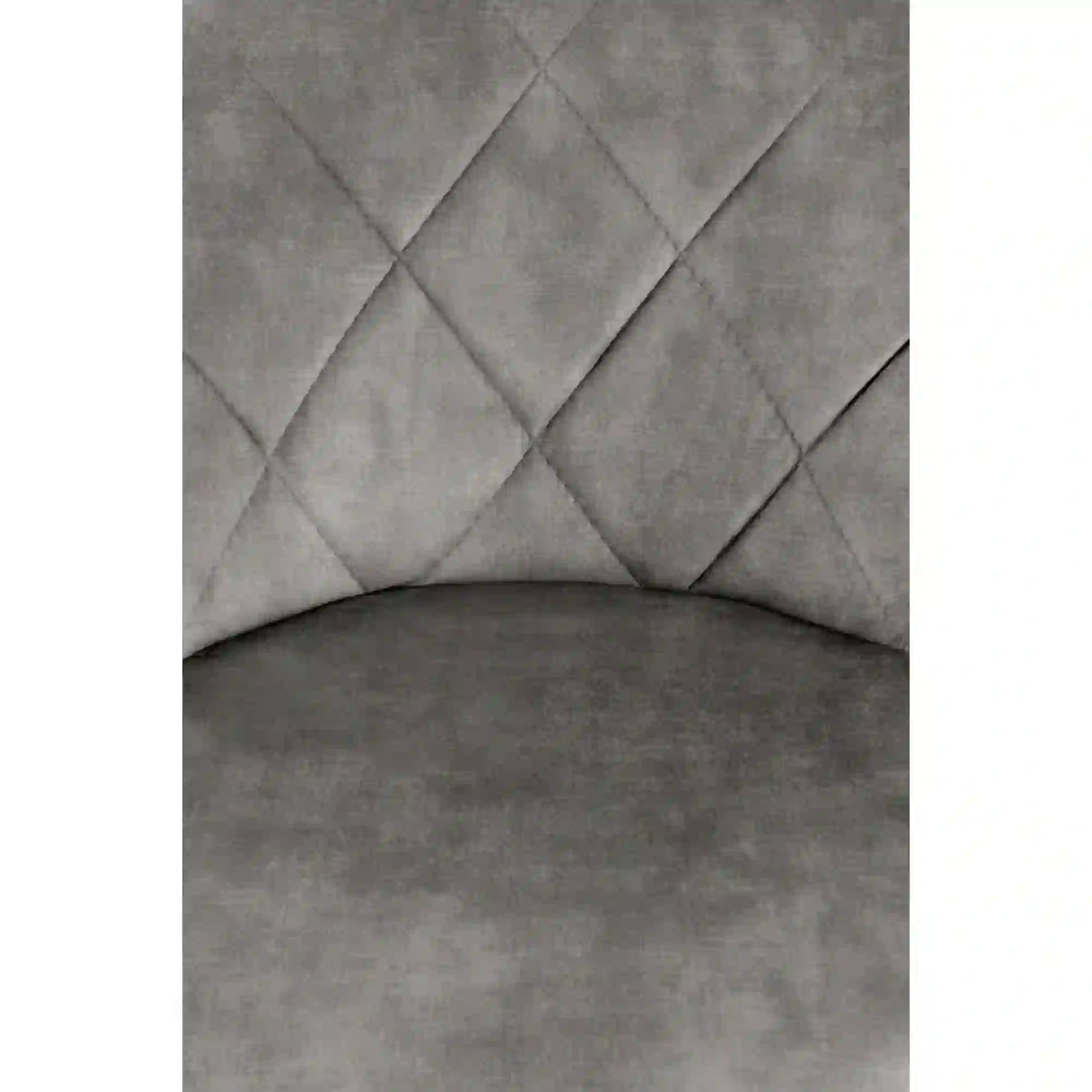 Scaun bar H101, stofa catifelata gri - Bluvel 14, 47x45x106 cm