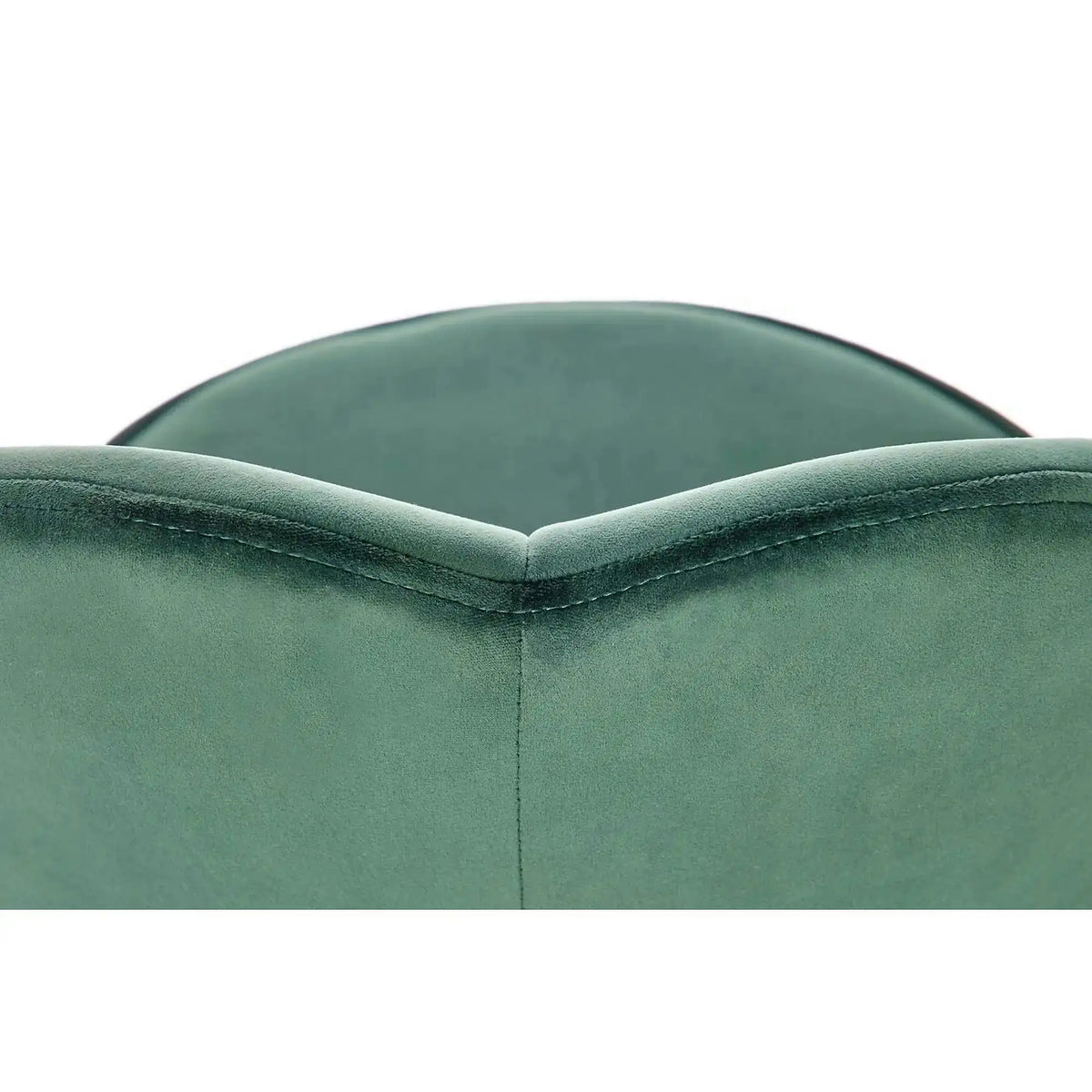 Scaun bar H106, verde/negru, stofa catifelata/otel, 58x58x96 cm