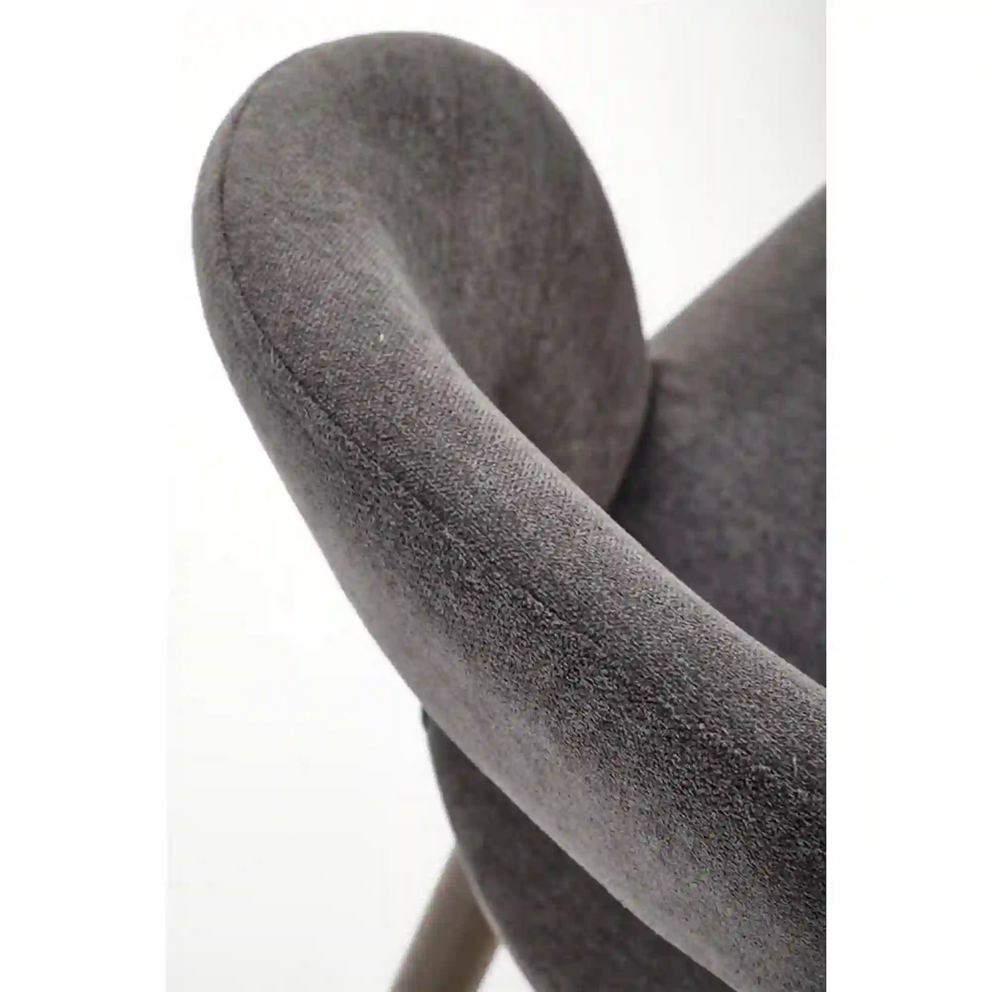 Scaun bar H114, gri/nuc, stofa clasica/otel, 48x52x92 cm