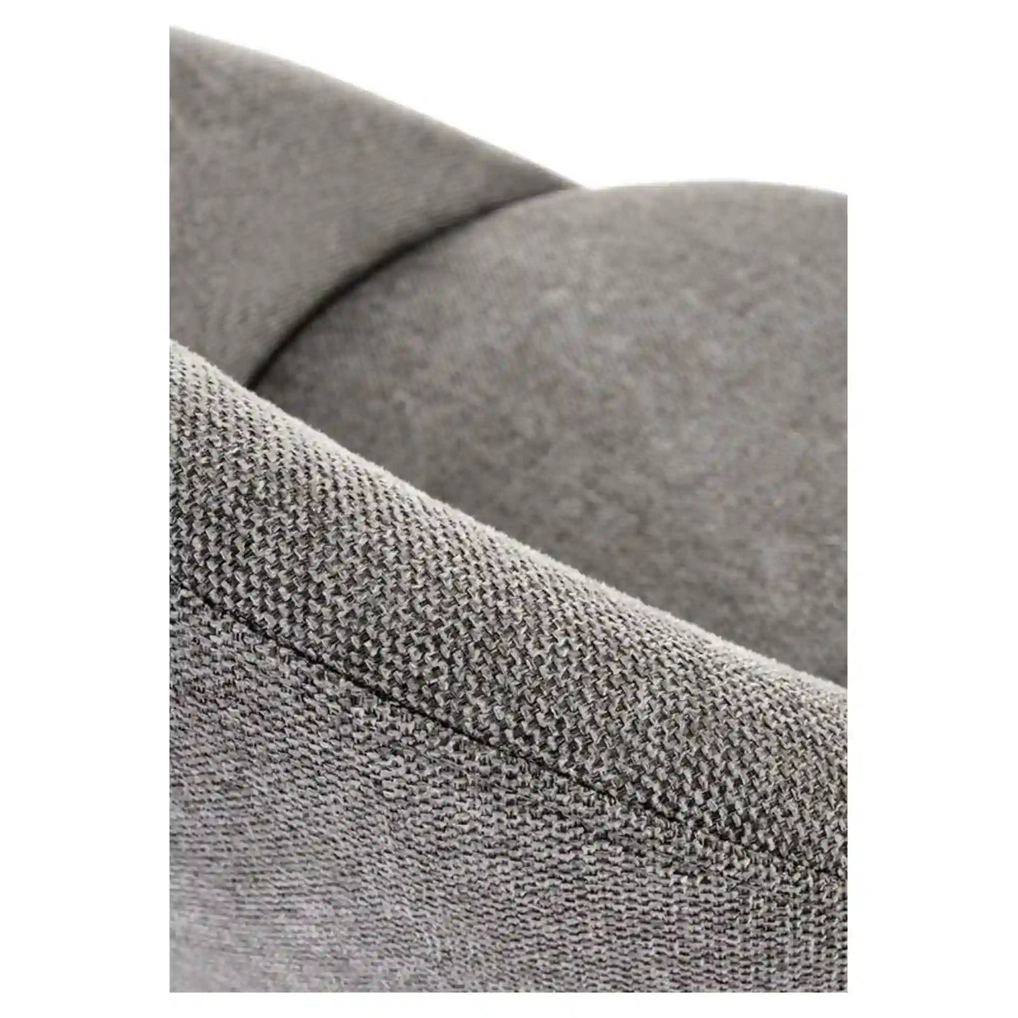 Scaun bar H118, gri/negru, stofa clasica/otel, 53x57x90 cm