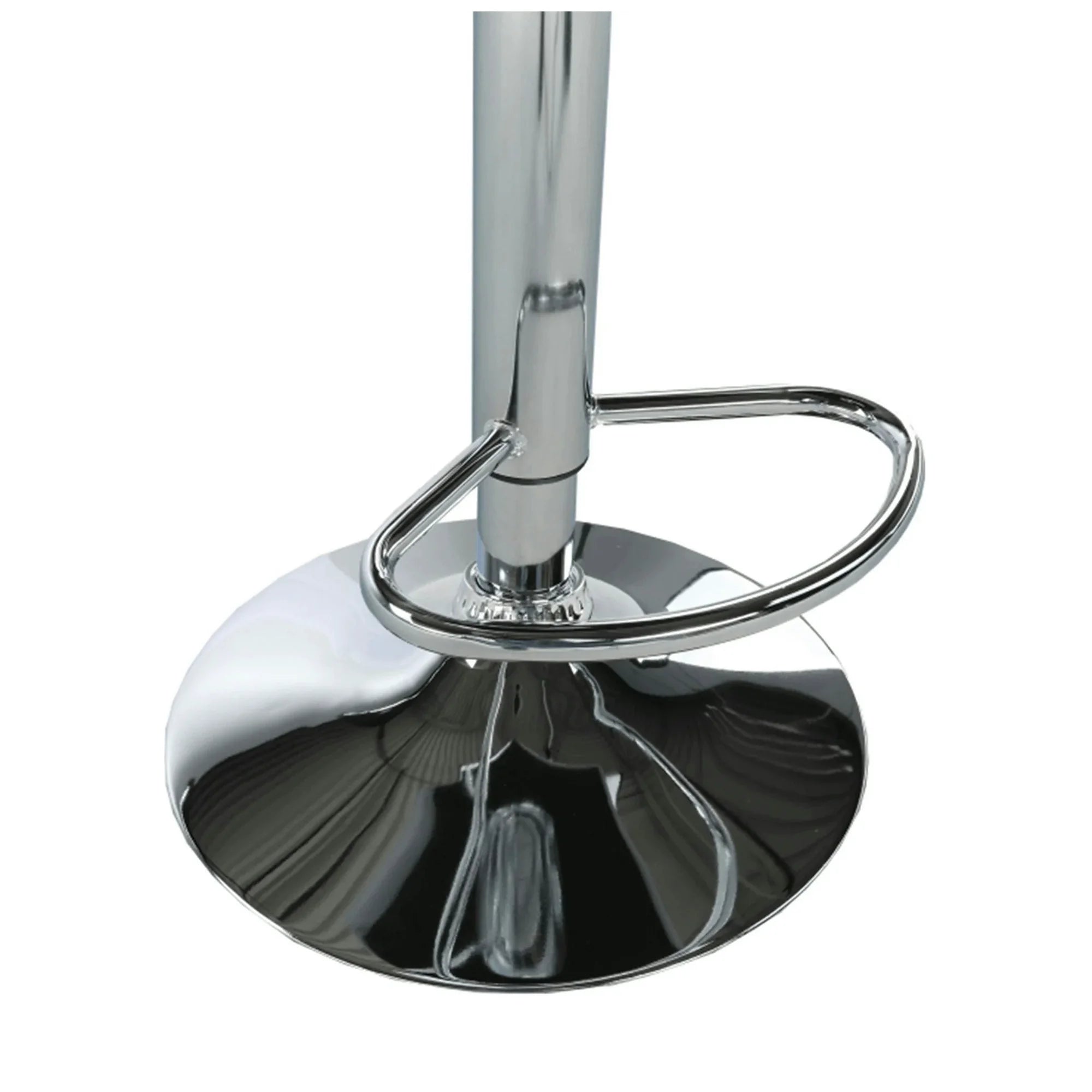 Scaun bar KANDY NEW, gri/crom, piele ecologica/metal, 40x41x87/107 cm