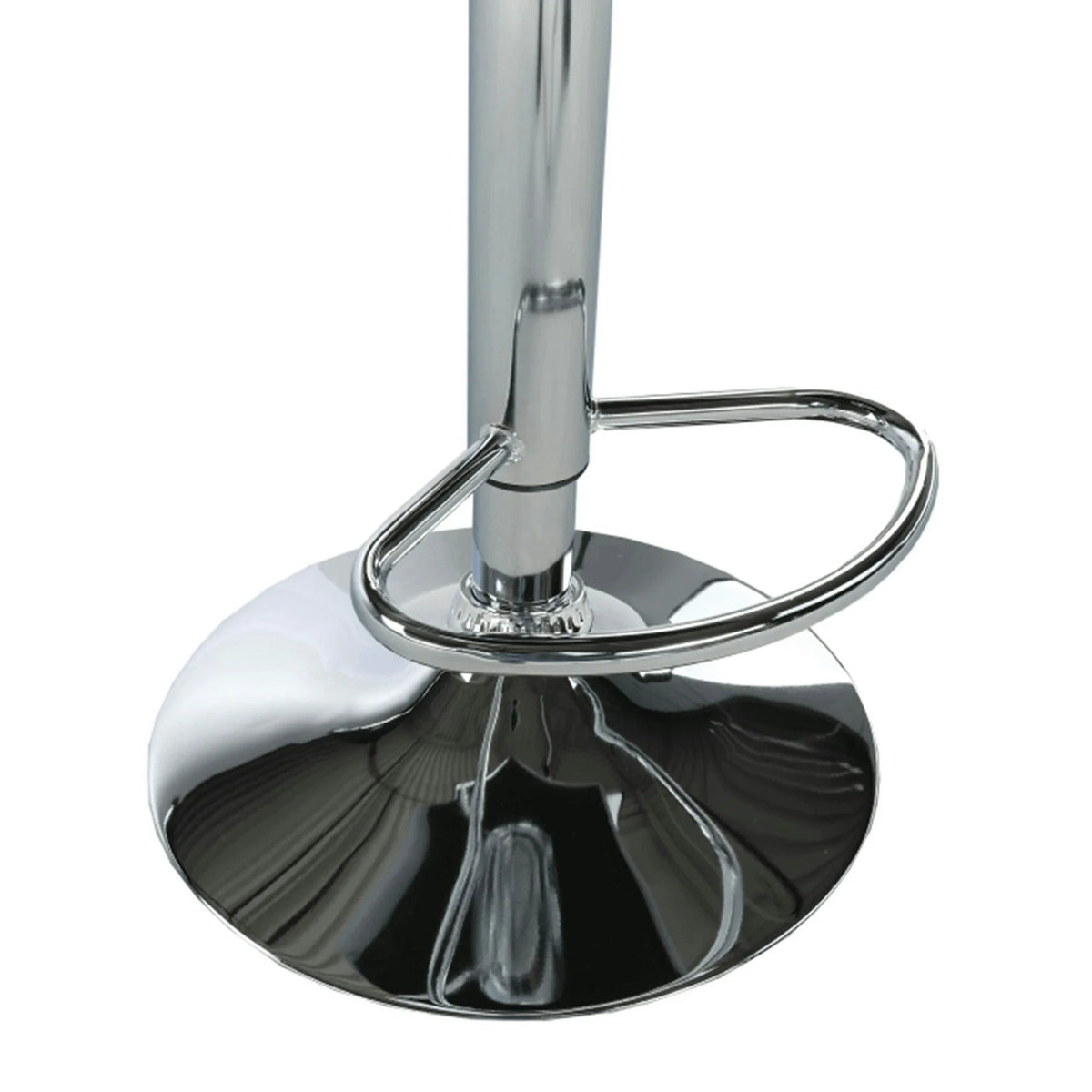 Scaun bar KANDY NEW, gri/crom, piele ecologica/metal, 40x41x87/107 cm