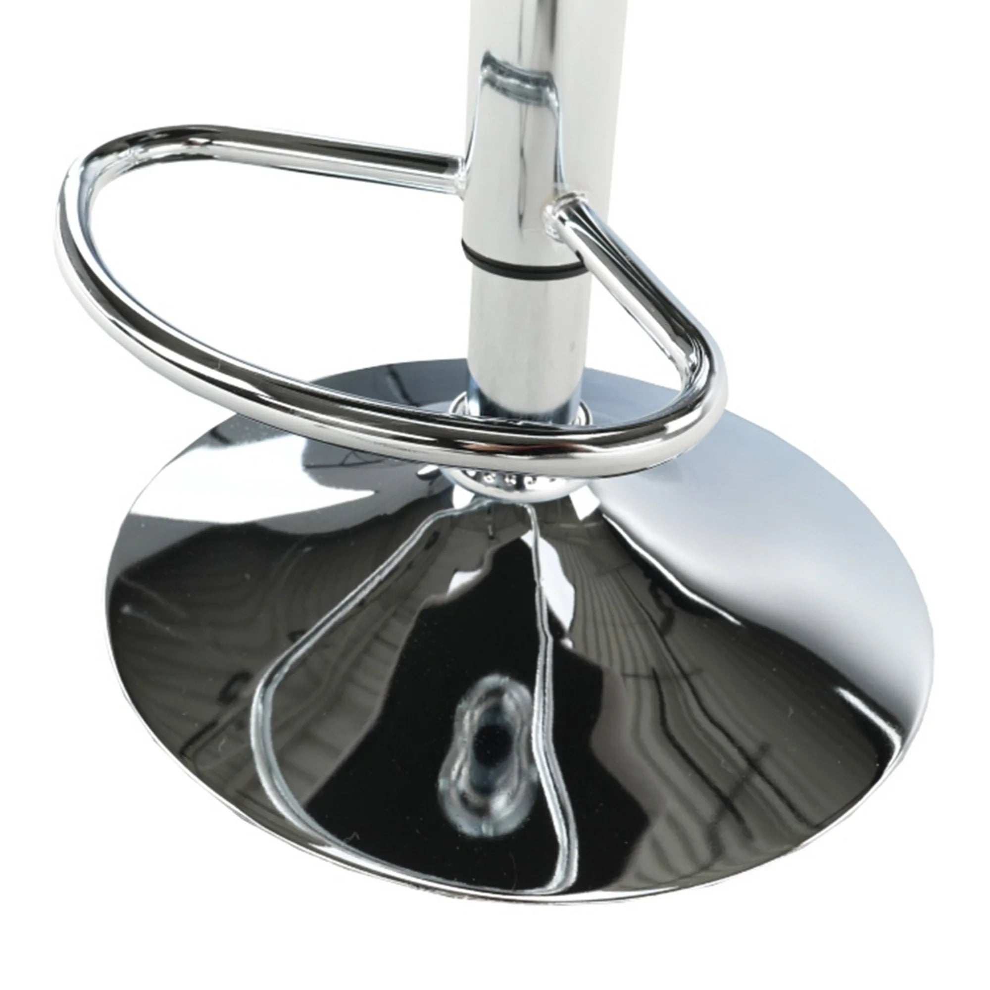 Scaun bar KANDY NEW, gri/crom, stofa clasica/otel, 40x41x87/107 cm